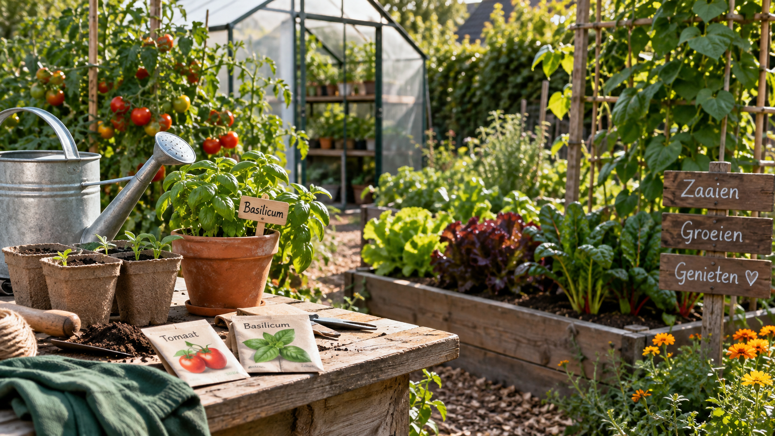5 tips om je moestuin compleet te maken